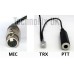 Cable for Heil microphones 3 pin XLR to 6p6c RJ11 Yaesu FT-7800 FT-7900 FT-8800 FT-8900 etc.