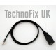 1m 8p8c RJ45 Microphone extension cable for Icom transceivers with 8 pin modular