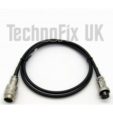 1m 8 pin round Microphone extension cable for Kenwood transceivers