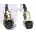 4 pin round cable for Kenwood desk microphones MC-60 MC-60A MC-90