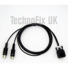 8 pin Acom 'S' series control cable with 6 pin DIN CAT for Yaesu FT-1000 FT-1000D