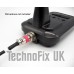 Curly cable for Adonis microphones, 8 pin round plug to 4 pin round plug for Kenwood