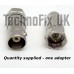 BNC female to F type male adapter (BNC F to F M)