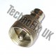 BNC female to PL259 male adapter (BNC F to UHF M)