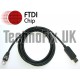 FTDI USB to serial/RS232 console rollover cable for Cisco routers - RJ45 - The original all-in-one.