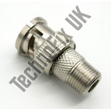 F type female to BNC male adapter (F F to BNC M)