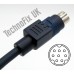 Cable for Yaesu FC-20 FC-30 ATU, 8 pin mini DIN male to 8 pin mini DIN male, 1.5m long