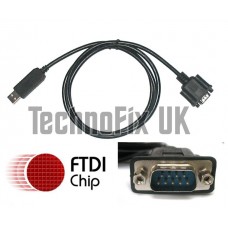 FTDI USB to serial RS232 adapter/converter, cable 1.2m long 
