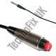 Hand PTT switch, straight cable, for desk/boom microphone/headset, ¼" jack