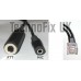 Cable for PC headsets 3.5mm jack, 6p6c modular RJ11 for Yaesu FTM-100 FTM-400 etc.