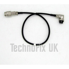 Right-angled 0.5m 8 pin round Microphone extension cable for Icom transceivers