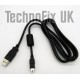 1.5m Mini USB heavily screened (shielded) with ferrite filter ideal for SDR