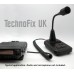 Cable for PMC-100 desk microphones, 8p8c modular plug to 6p6c modular plug for Yaesu
