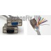 RS232 Cat & programming cable for AOR AR-2500 AR-3030 AR-5000 AR-7000 AR-8600