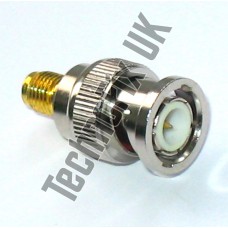 SMA female to BNC male adapter (SMA F to BNC M) 