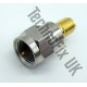 SMA female to F type male adapter (SMA F to F M)