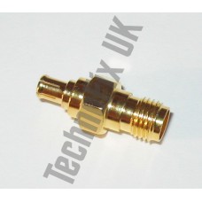 SMA female to MCX male adapter (SMA F to MCX M) - fits RTL-SDR 
