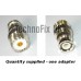 SO239 female to BNC male adapter (UHF F to BNC M)
