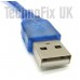 1.4m USB Cable heavily screened (shielded) with ferrite filter ideal for SDR, FT-991 etc.